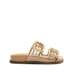 Enola Sporty Sandal 5 Light Beige Ecowear & Vinyl - Schutz Shoes