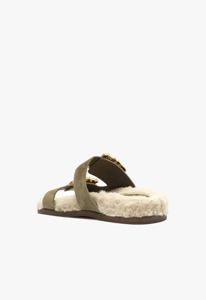 Enola Weekend Sporty Cow Suede Sandal - Schutz Shoes