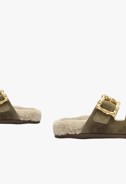 Enola Weekend Sporty Cow Suede Sandal - Schutz Shoes