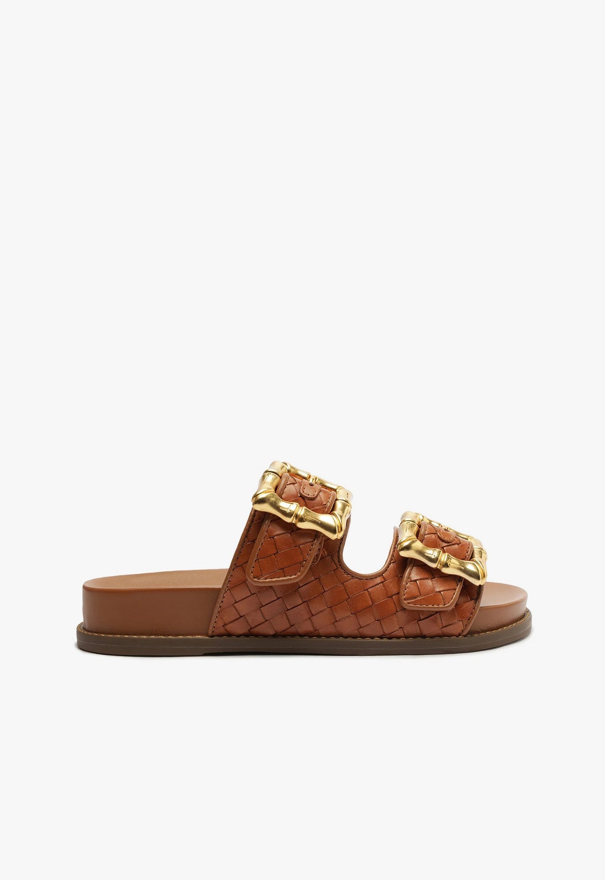 Enola Honey Peach Sporty Sandal 5 Honey Peach Atanado Leather - Schutz Shoes