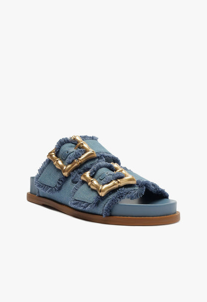 Enola Sporty Denim Sandal - Schutz Shoes