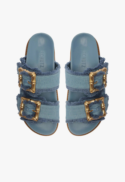 Enola Sporty Denim Sandal - Schutz Shoes