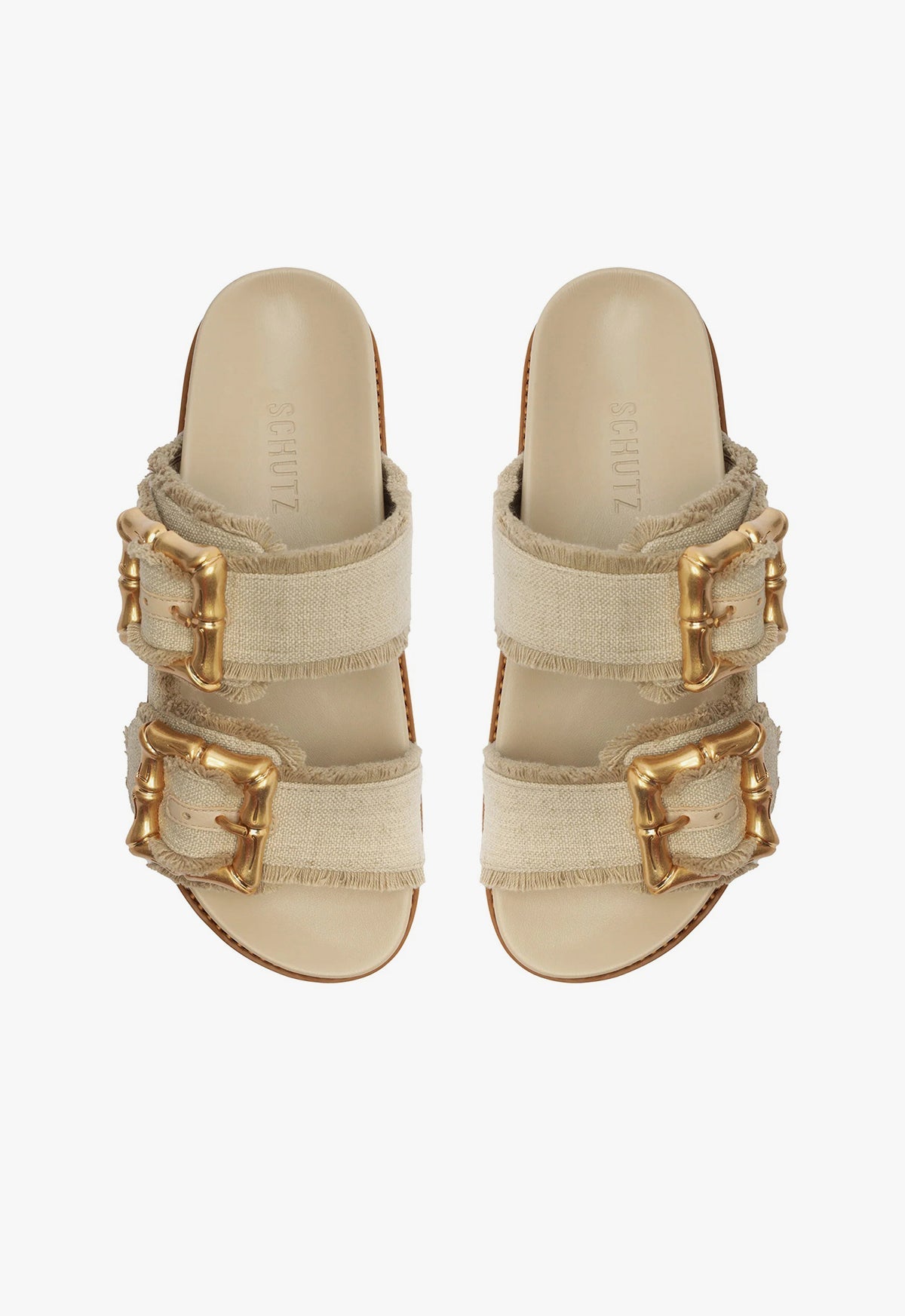 Enola Sporty Linen Sandal - Schutz Shoes