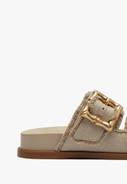 Enola Sporty Linen Sandal - Schutz Shoes