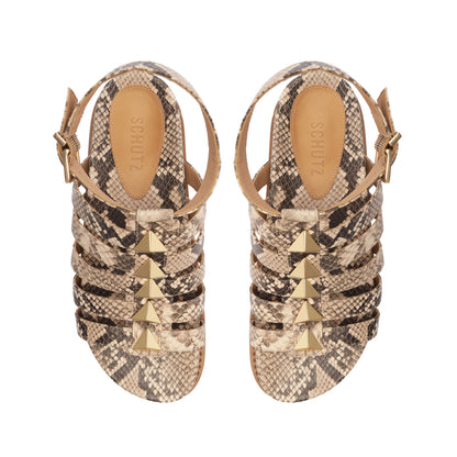 Kyrie Sporty Leather Sandal - Schutz Shoes