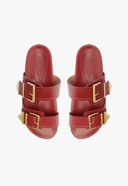 Naomi Sporty Leather Sandal - Schutz Shoes