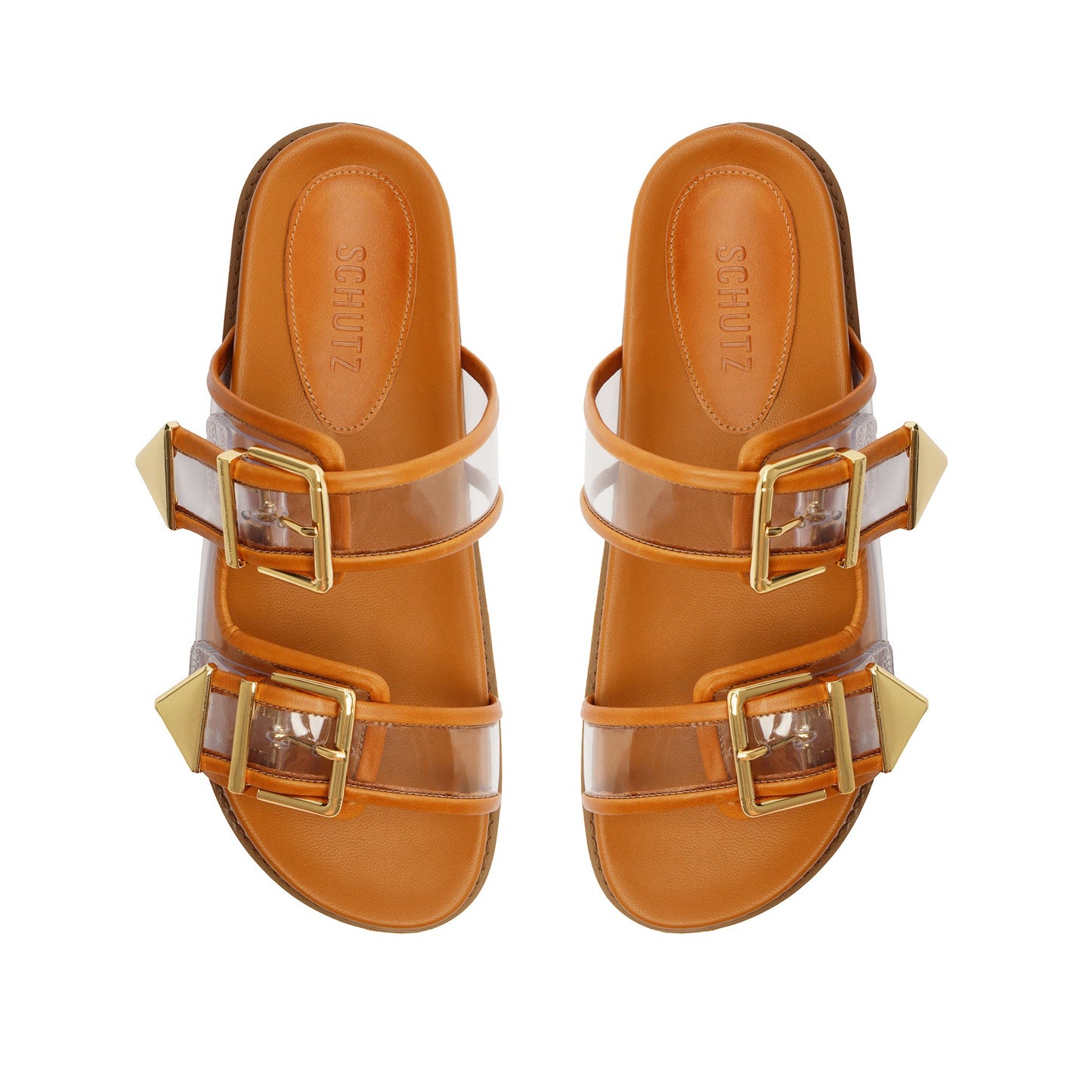 Naomi Sporty Vinyl & Metallic Sandal - Schutz Shoes