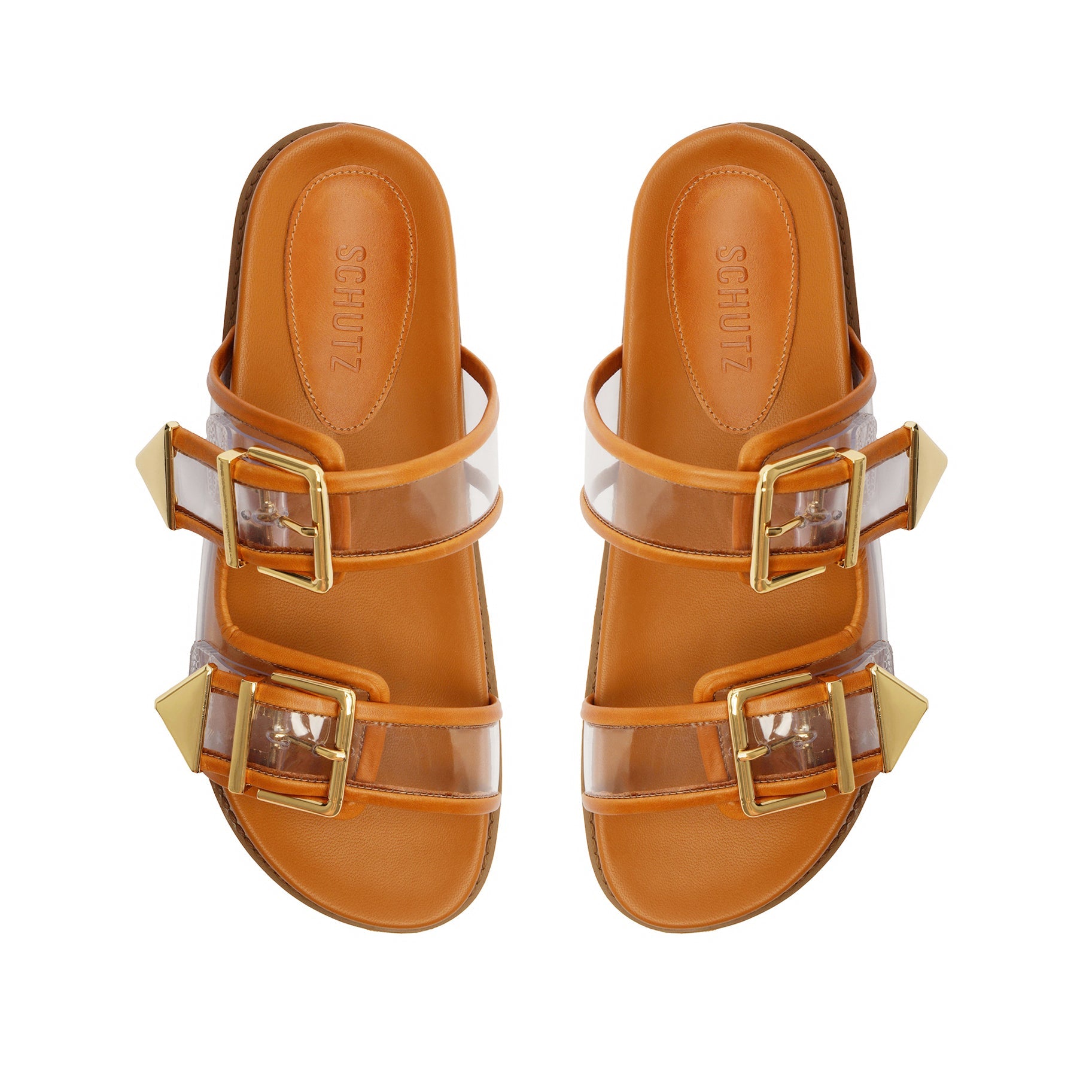 Naomi Sporty Vinyl & Metallic Sandal - Schutz Shoes