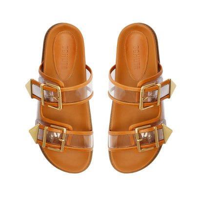 Naomi Sporty Vinyl & Metallic Sandal - Schutz Shoes