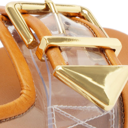 Naomi Sporty Vinyl & Metallic Sandal - Schutz Shoes