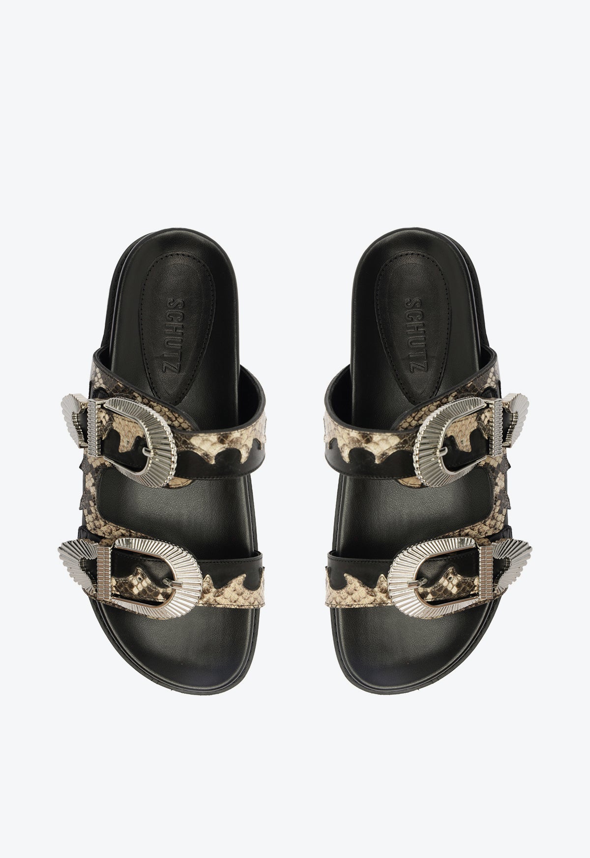 Harper Sporty Leather Sandal - Schutz Shoes