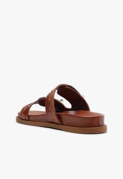 Harper Sporty Leather Sandal - Schutz Shoes