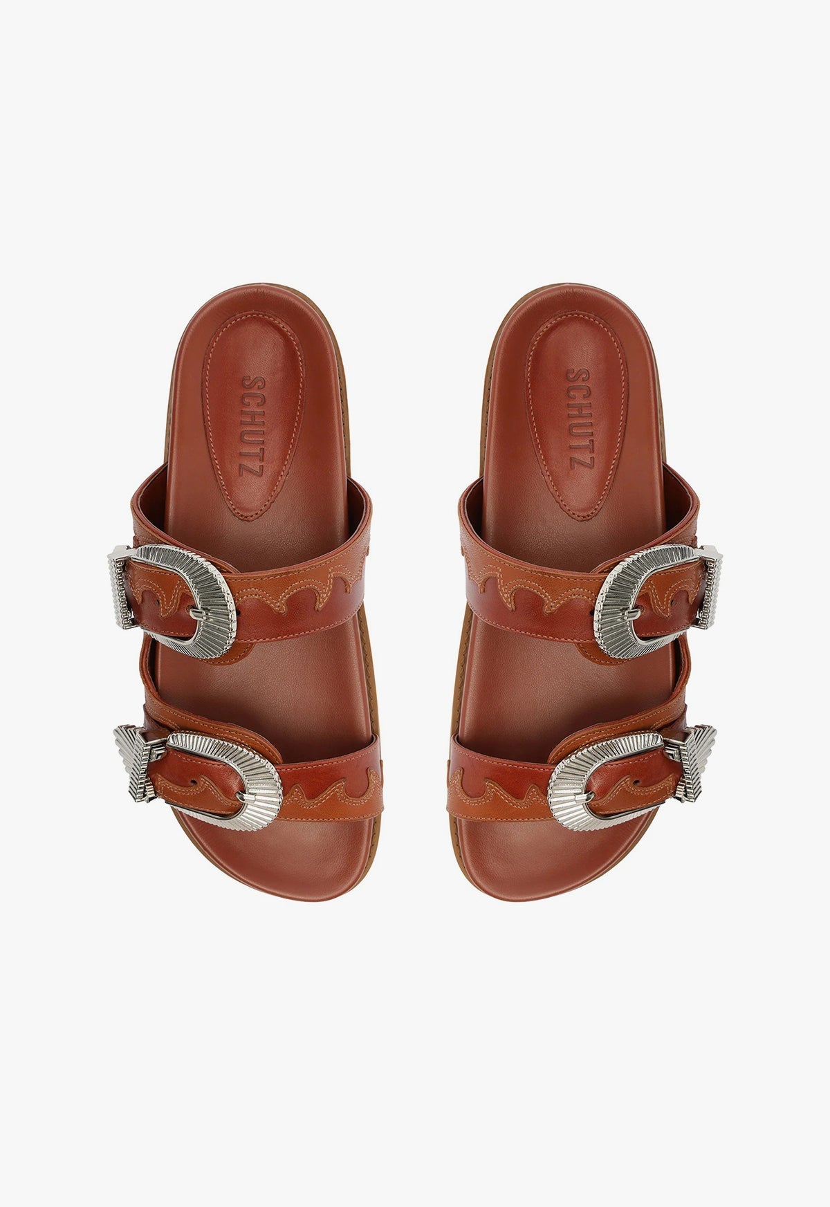 Harper Sporty Leather Sandal - Schutz Shoes