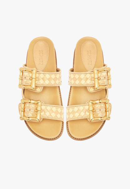 Enola Beige Sporty Sandal - Schutz Shoes