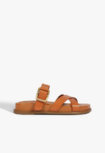 Vivienne Sporty Sandal 5 Brown Atanado Leather - Schutz Shoes