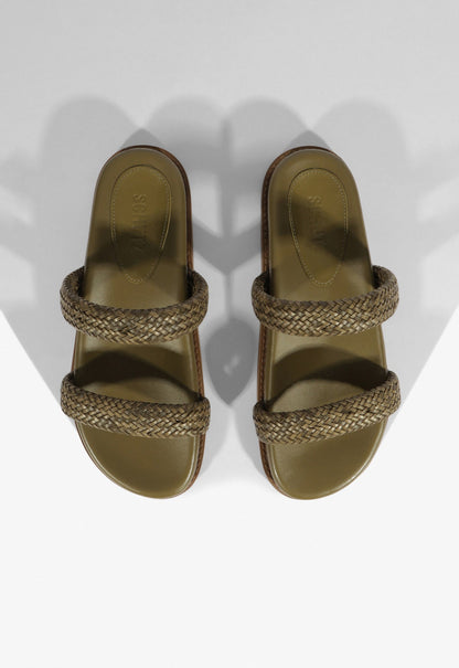Ruby Green Sporty Sandal - Schutz Shoes