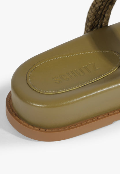 Ruby Green Sporty Sandal - Schutz Shoes