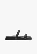 Ruby Black Sporty Sandal 5 Black Synthetic - Schutz Shoes