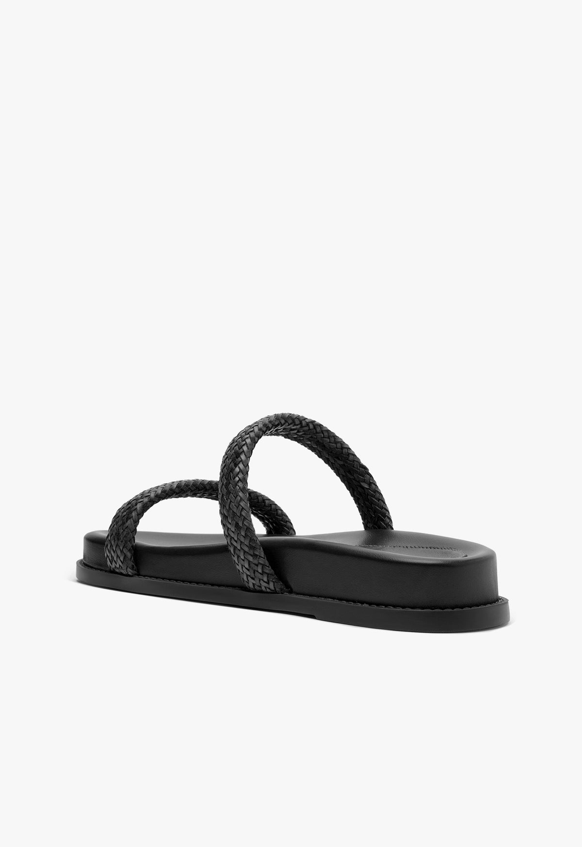 Ruby Black Sporty Sandal - Schutz Shoes