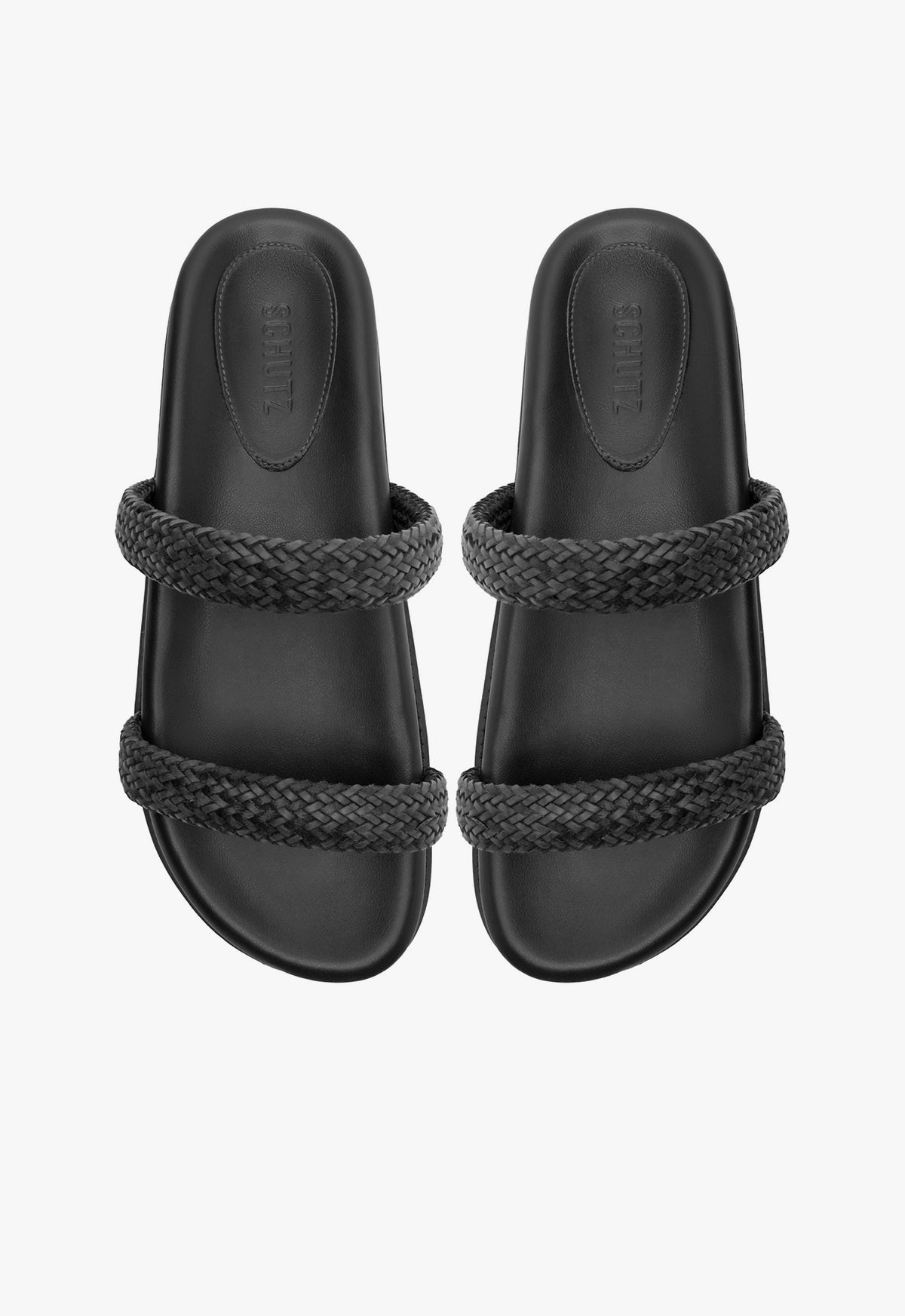Ruby Black Sporty Sandal - Schutz Shoes