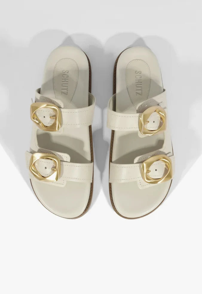 Olga Sporty Leather Sandal - Schutz Shoes