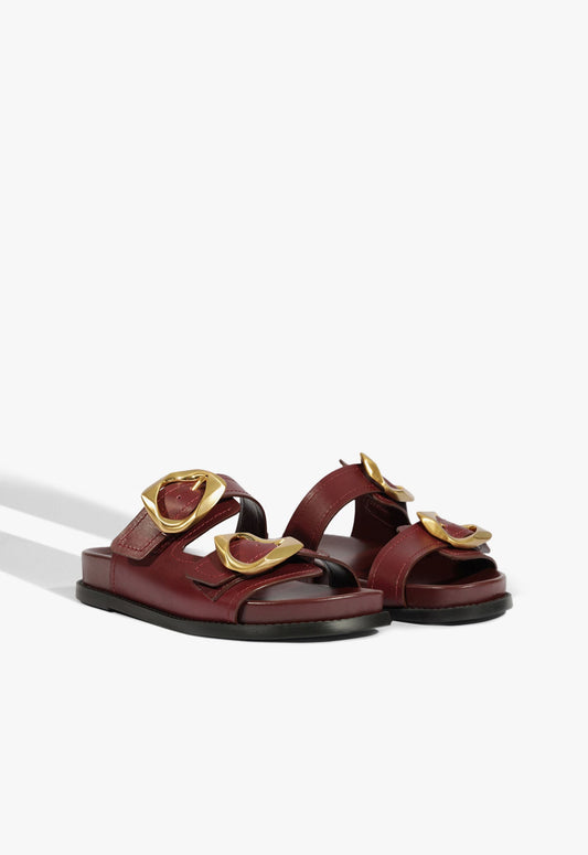 Olga Sporty Leather Sandal - Schutz Shoes