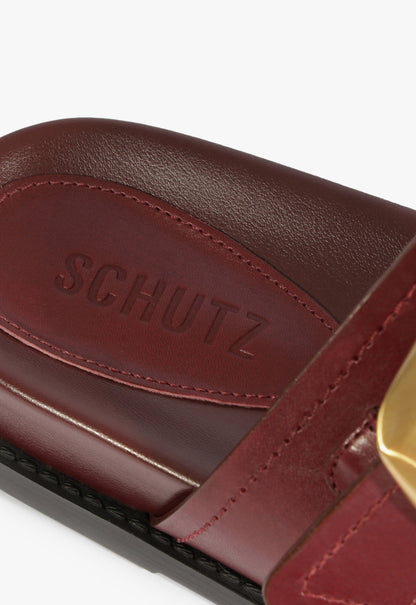 Olga Sporty Leather Sandal - Schutz Shoes
