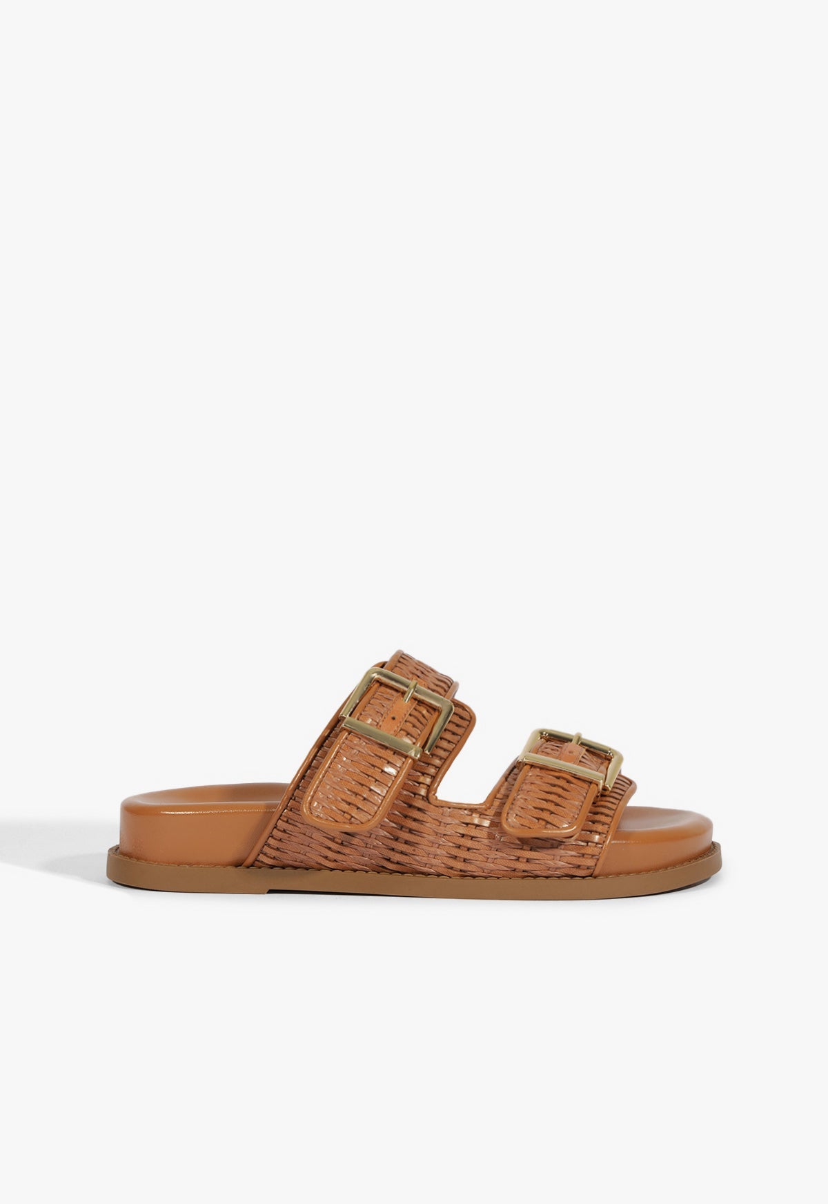 Naomi Brown Sporty Sandal 5 Brown Synthetic - Schutz Shoes