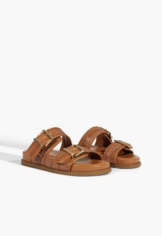 Naomi Brown Sporty Sandal - Schutz Shoes