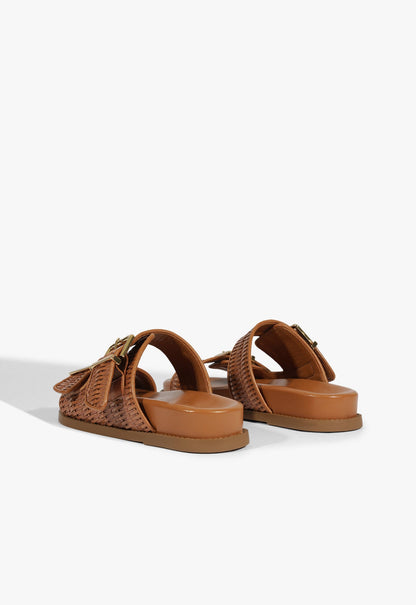 Naomi Brown Sporty Sandal - Schutz Shoes