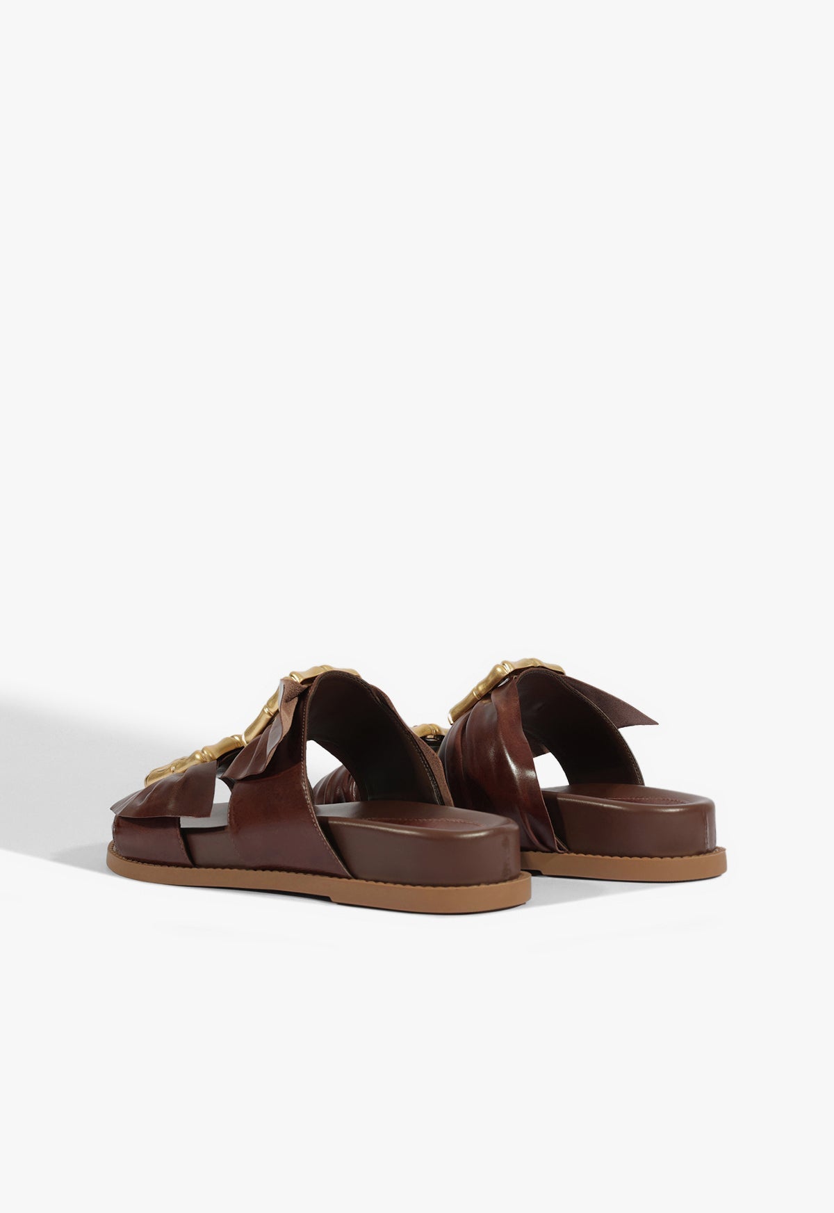 Enola Bamboo Leather Sporty Sandal - Schutz Shoes