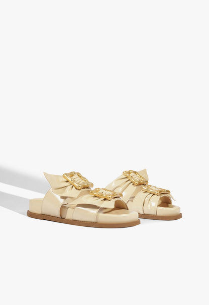 Enola Bamboo Leather Sporty Sandal - Schutz Shoes