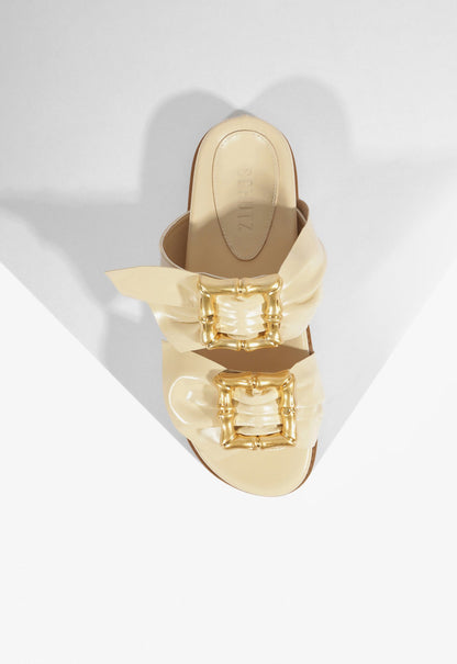 Enola Bamboo Leather Sporty Sandal - Schutz Shoes