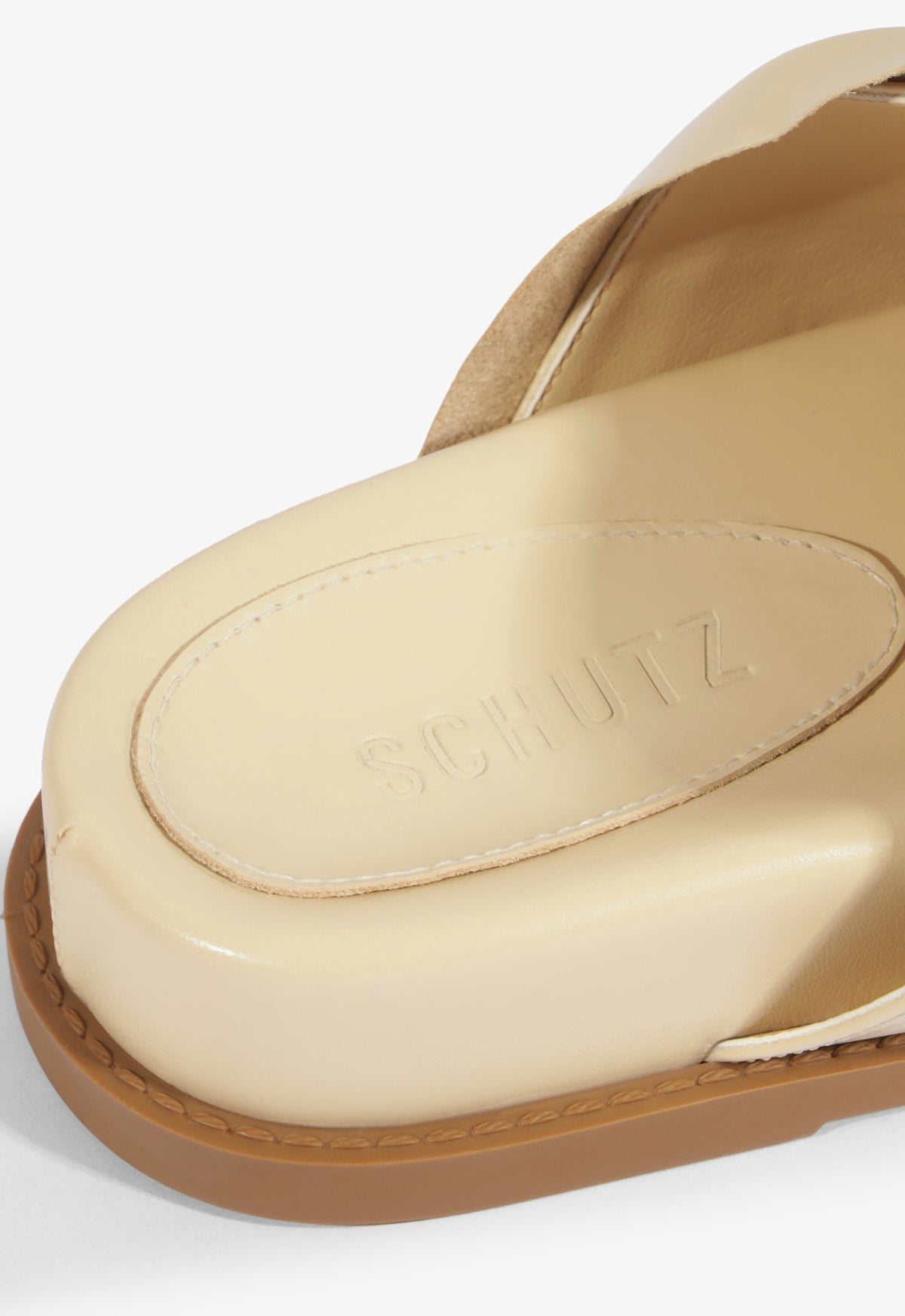 Enola Bamboo Leather Sporty Sandal - Schutz Shoes
