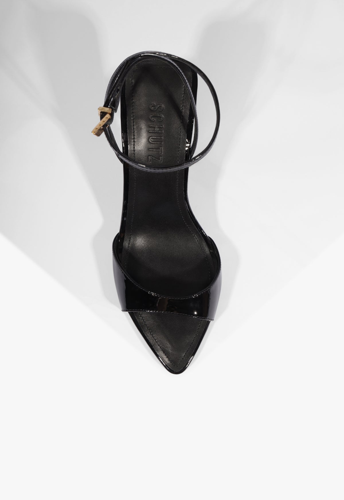 Elodie Buckle Patent Leather Sandal - Schutz Shoes