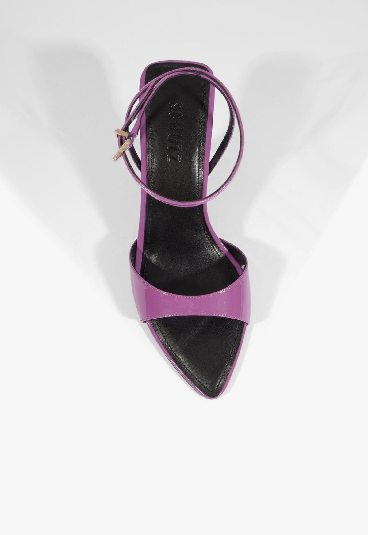 Elodie Buckle Patent Leather Sandal - Schutz Shoes
