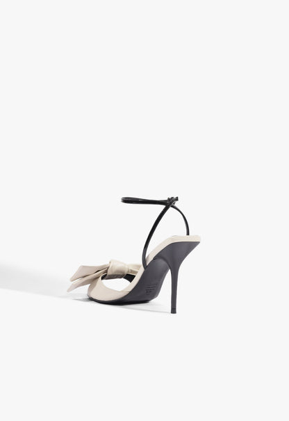 Elodie Buckle Bow Leather Sandal - Schutz Shoes