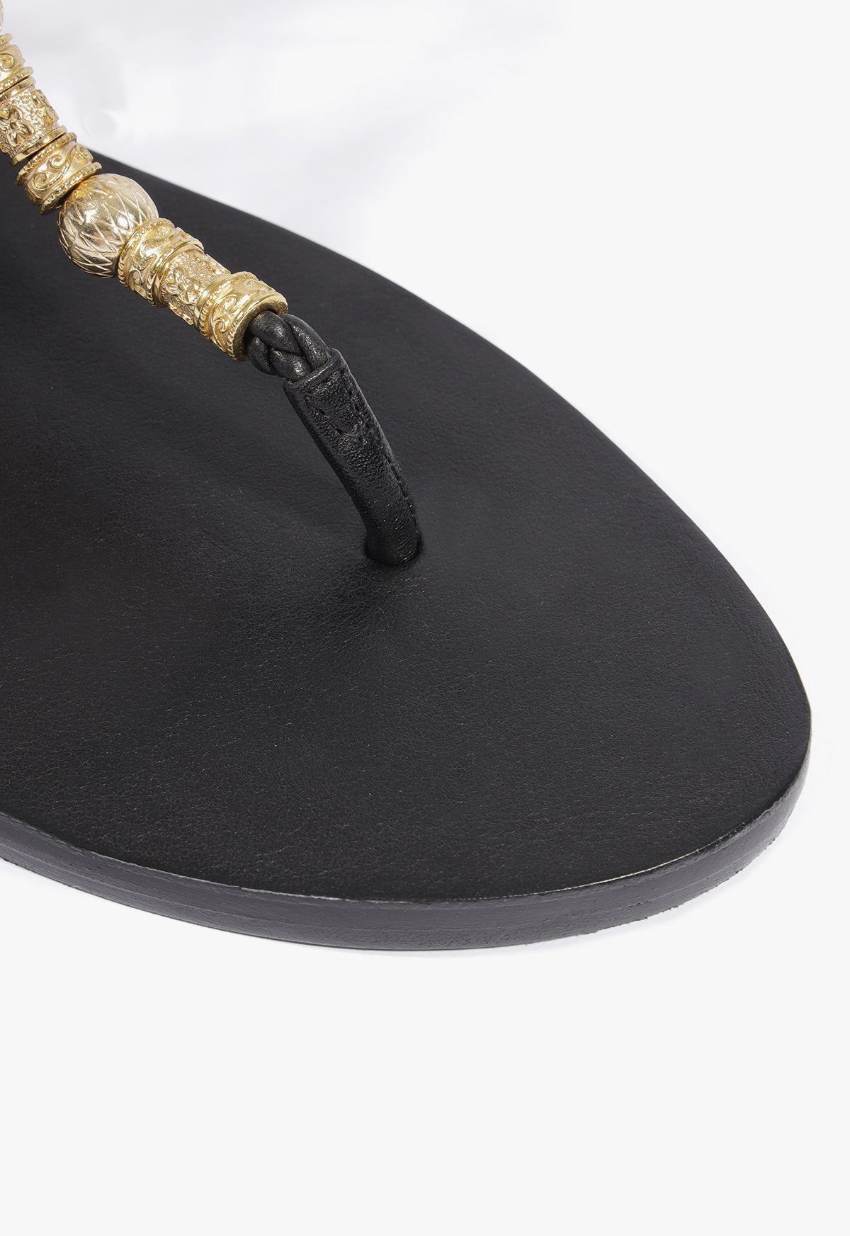 Nia Leather Flat Sandal - Schutz Shoes