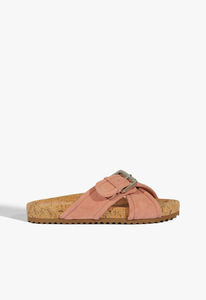 Nairobi Sporty Sandal 5 Pink Suede - Schutz Shoes