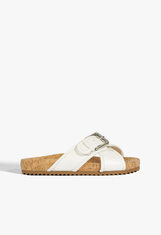Nairobi Sporty Sandal 5 White Leather - Schutz Shoes