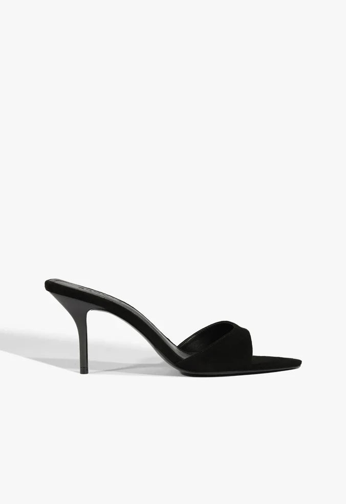 Elodie Suede Sandal 5 Black Suede - Schutz Shoes