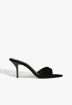 Elodie Suede Sandal 5 Black Suede - Schutz Shoes