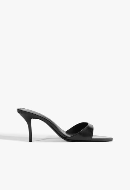 Elodie Leather Sandal 5 Black Leather - Schutz Shoes