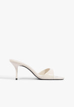 Elodie Patent Sandal 5 Sugar White Patent - Schutz Shoes