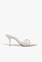Elodie Vinyl Sandal 5 Sugar White Vinyl - Schutz Shoes