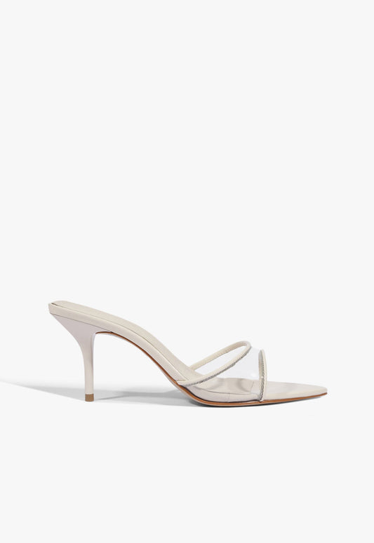 Elodie Vinyl Sandal 5 Sugar White Vinyl - Schutz Shoes