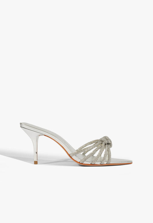 Pearline Sandal 5 Crystal Metallic Synthetic - Schutz Shoes