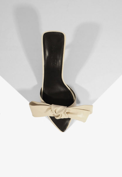 Elodie Bow Leather Sandal - Schutz Shoes