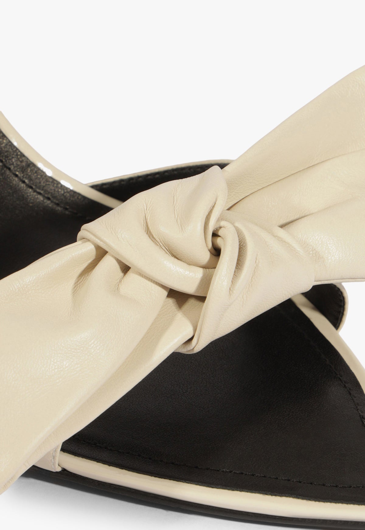 Elodie Bow Leather Sandal - Schutz Shoes