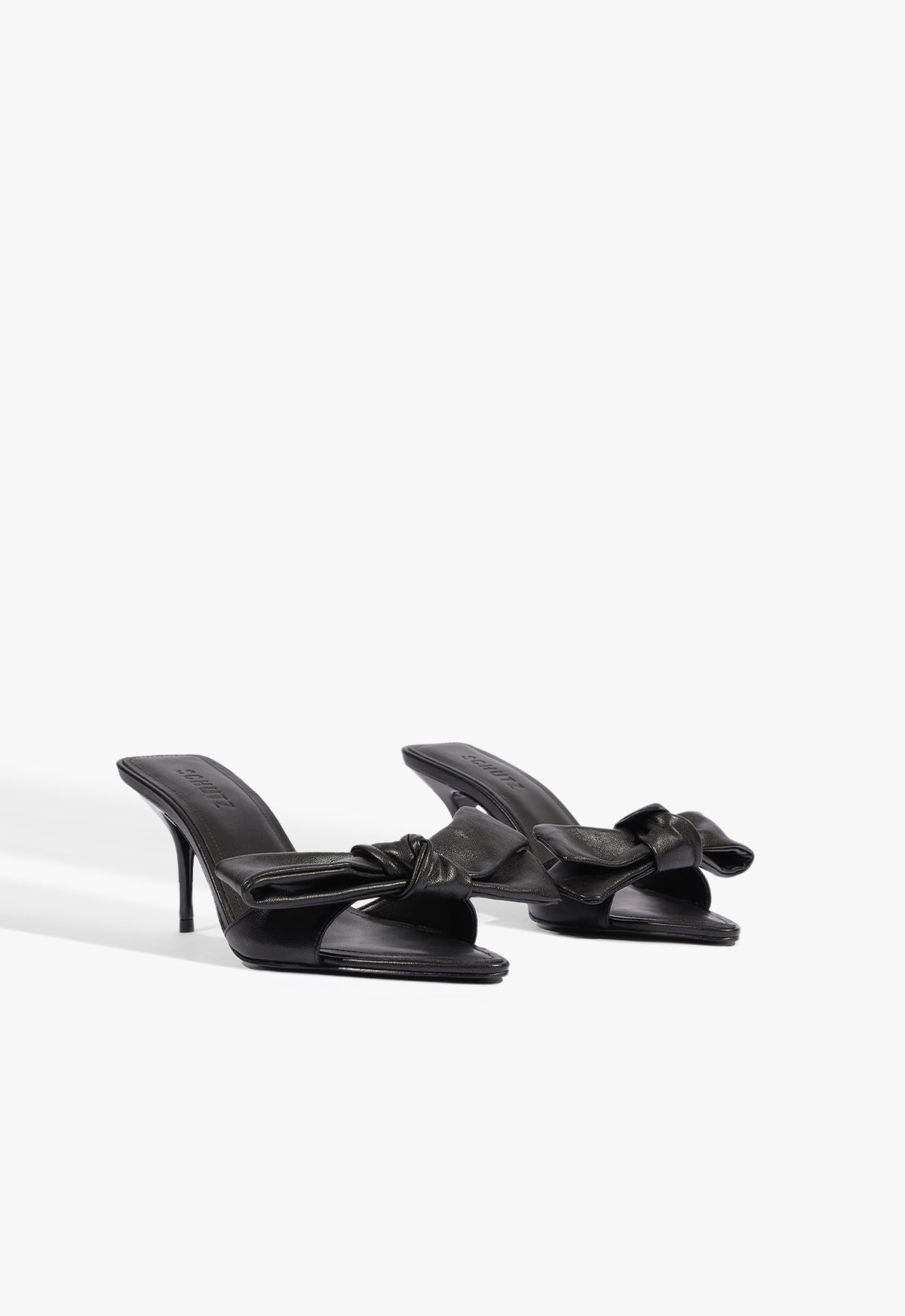 Elodie Bow Leather Sandal - Schutz Shoes